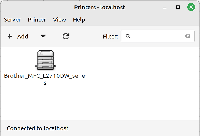 Printers Localhost