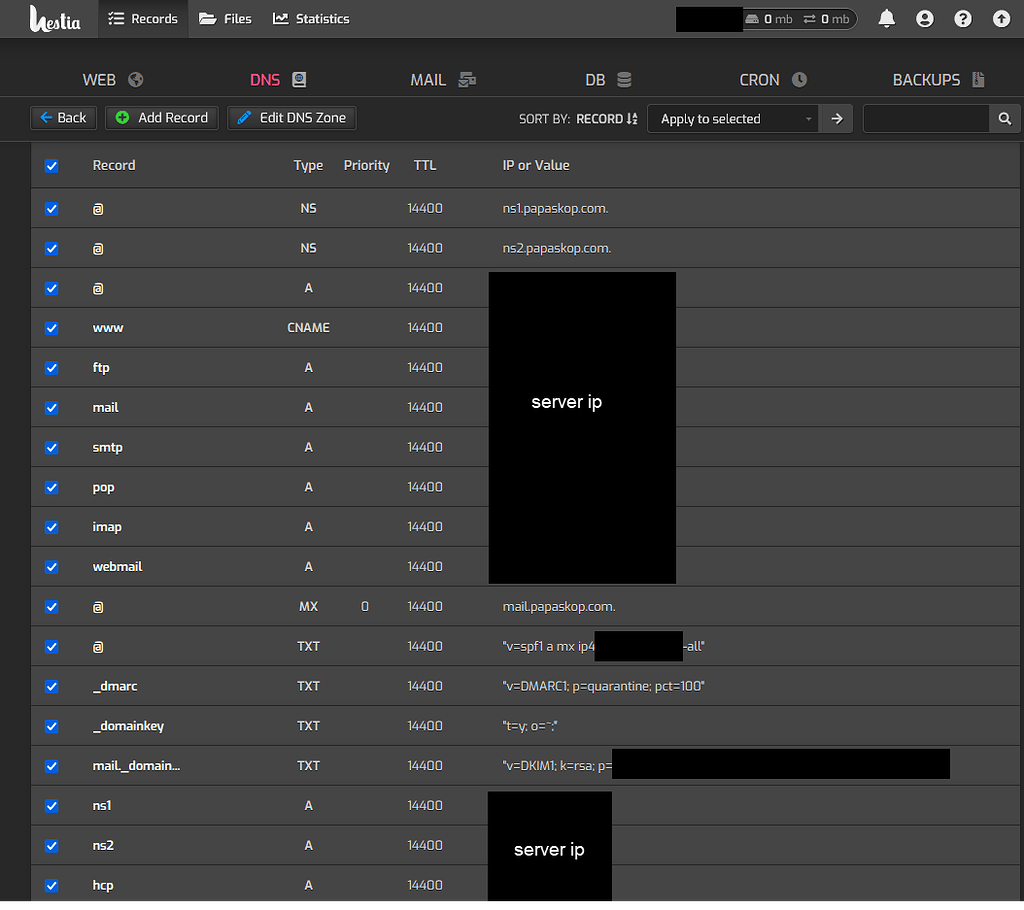 Hestia Cp Dns Zone Issues With Namecheap Questions Jeff Pro
