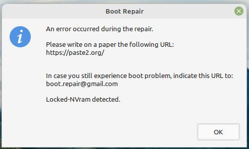 10 boot-repair, error, fs